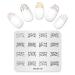 Alexnailart Nail Art Stamping Image Plate Leaf Flowers Nail Art Templates Manicure Tool (028)