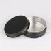 Zeoabsy 10-Pack 60ml Matt Black Aluminum Jars with Screw Lids | Ideal for Cosmetics Candles Ointments & More | Includes 5 Spatulas & Labels - Buy Online on SooperMarket.com