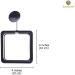 SunGrow Feeding Ring for Goldfish & Small Fish - Floating Food Square | Perfect for Flakes | 1 Piece - Buy Online on SooperMarket.com