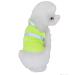 Villcase Reflective safety vest for dogs high visibility breathable summer clothing for walks running hiking (fluorescent yellow size L) l yellow