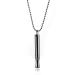 Anxiety Necklace Breathing Necklace for Anxiety Relief Breathing Exercise Device for Meditation Mindful Breathing Anxiety Necklace for Natural Stress Relief Gift's for Boyfriend A1:black