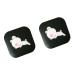HOMSFOU 2pcs portable lens case container for lenses holder for lens container lens case cute holder