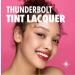 COLORGRAM Thunderbolt Tint Lacquer 01 Romance Tok | Long Lasting Lip Stain with Argan Oil Vivid Color Hydrating Formula | 0.2 fl.oz - Buy Online on SooperMarket.com