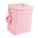 COOLHIYA 1pc Washing Storage Sealing Storage Case Laundry Room Trash Can Iron Pink