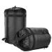 2pack Compression Stuff Sack Waterproof Sleeping Bags Storage Stuff Sack Camping Hiking Backpacking Bag for Travel