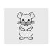 2 x Microfiber Cleaning Cloths "Cute Mouse" (LC00024533)