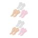 FOMIYES 6 Pairs Moisturizing Socks Hydrating Socks Moisturizing Lotion Feet Lotion Non Socks Aloe Socks Moisturizing Gel Socks Foot Care for Dry Cracked Feet Spa Socks for Women Foot Mask