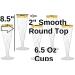 48 Gold Glitter Disposable Champagne Flutes - Ideal for Wedding Toasting and Parties - Buy Online on SooperMarket.com