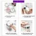 Furnido 2 Pack 1 oz Airless Pump Jars for Makeup and Skincare - Refillable Travel Lotion Containers - White - Buy Online on SooperMarket.com