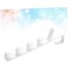 Cabilock 3pcs 5 The Hooks Coat Towel Hat Holders Rack Hangerwhitel Hanging Multifunctional Over Door Plastic medium White - Buy Online on SooperMarket.com