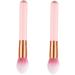 Mikinona 2pcs Cosmetics Brush Cosmetic Brush Powder Makeup Brush Makeup Brushs Makeup Powder Brush Wooden - Buy Online on SooperMarket.com