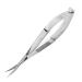 Micro Scissors Stainless Steel Face Hair Eyelash Scissors Grafting Tool Curved Mirror face hair scissors