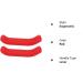 Keenso Bike Brake Silicone Sleeve - Mountain/Road/Folding Bicycle Brake Protection (Red) - Buy Online on SooperMarket.com