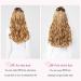 REECHO Invisible Wire Hair Extensions 20 Inch - Grey/Brown/Silver/White Mixed (Pack of 1) | Curly Wavy Secret Hairpiece with Adjustable Transparent Headband and Secure Clips for Women - Buy Online on SooperMarket.com
