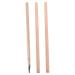 HAPINARY 3pcs Coffee Eyebrow Liner Pen Brow Shaping Kit Wooden Cosmetic Pencil Wooden
