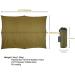 OneTigris Bulwark Camping Tarp | 100% Waterproof Bushcraft Shelter | Lightweight Hammock Rain Fly | Large 12.8ft x 9.5ft | Coyote Brown - Buy Online on SooperMarket.com