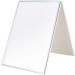 Buy ZCOOOOOOOL Large Portable Super HD Makeup Mirror - 10x7 Inches Multi-Stand Freehand/Handheld/Tabletop Foldable Super Large White - International Shipping - Buy Online on SooperMarket.com