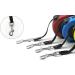 Sidewinder 360 Tangle-Free Retractable Dog Lead - Anti-Slip Handle, Easy Lock & Release - 5M Adjustable Long Leash - Strong Nylon Ribbon - Blue - Buy Online on SooperMarket.com