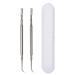 NTRUXZP 2 Pieces Steel Eyelash Lamination Comb Eyelash Lift Tool and Comb for Eyelash Lifting 6.5 Inch Eyelash Separator Lash Lift Accessories Separator Lash Lifting Tool