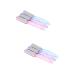 MAGICLULU 2 Pcs Bunny Ear Pearl Clip Dove Bird Diaper Dead Skin Foot Foot Exfoliating Pedicure Tool Dry Skin Remover Double-Sided Remover Exfoliating Face Scrub Double Sided Foot File