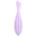 Face Roller Silicone Portable Flexible Washable Facial Roller Skin Care for Women Face and Eyes Massage Soft Pointed Moisturizing Gua Sha Facial Tools Gift (Purple) Face Massager