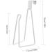Storage rackToilet Roll Holder Over The Tank Toilet Tissue Roll Paper Holder Stand Dispenser Reserve for Bathroom Storage and Organization- White - Buy Online on SooperMarket.com
