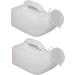 Male Urinal Bottle Camping Toilet Urine Bottle Male Urinal Long Neck Incontinence Pee Bottle Clear Plastic 1200 Ml Spill Proof Device Portable Urinal Bottle Snap-On Lid - Buy Online on SooperMarket.com