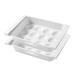 KOMBIUDA 2pcs box White for Type Refrigerator Home Storage Household Container Fruit Multi-purpose Drawer
