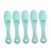 Silicone Nose Brush Face Scrubber Manual Blackhead Remover Exfoliator Finger Pad Nose Pore Wash Skin Care Beauty Tool 5PCS Cleanser Brush