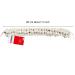 GoDazzl Artificial Jasmine Mogra Hair Gajra Garland Juda Bun Decoration - White 28 CM Long - Realistic Hair Accessory for Women and Girls - Buy Online on SooperMarket.com