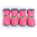 Pihappy Warm Winter Little Pet Dog Boots Skidproof Soft Snowman Anti-Slip Sole Paw Protectors Small Puppy Shoes 4PCS (XS, Pink) XS Pink