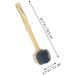 FRCOLOR Loofah Handle Back Scrubber - Silicone Brush for Exfoliation & Massage - Buy Online on SooperMarket.com