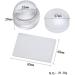 Buy Tossens Clear Jelly Nail Art Stamper & Transparent Silicone Template | International Shipping - Manicure Tool Set - Buy Online on SooperMarket.com