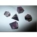 Jet Purple Flourite Sacred Geometry Set - Top Grade Merkaba Star with Velvet Pouch and Free Booklet - Crystal Therapy for Chakra Balancing and Healing - Buy Online on SooperMarket.com