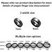 COLMO Tesla Smart Ring - Key Card Model Y Key Fob Replacement | RFID Ceramic Smart Ring for Tesla Model 3 | Fast US Delivery - Black (7mm) - No Logo - Buy Online on SooperMarket.com