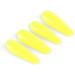 Brishow Coffin False Nails - Long Yellow Stick on Nails for Women and Girls - Buy Online on SooperMarket.com