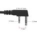 Samcom 2 Pin Handheld Walkie Talkie Speaker Mic with Shoulder Lapel Microphone - 1 Pack - Buy Online on SooperMarket.com
