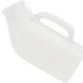 1200 ML Male Urinal with Cap Reusable Plastic Men Elderly Urinal Accessories for Home Elderly Urinal White - Buy Online on SooperMarket.com