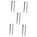 minkissy 15 Sets Eyeliner Brush Makeup Brush Newborn Wool Blanket Eyebrow Brush Spoolie Flat Eyebrow Brush Multi-function Eyebrow Brush Eye Liner Wands Toiletries Miss Wood Bevel