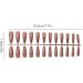kawehiop 24 Pieces Extra Long Press on Nails Artificial DIY Solid French Graceful Colour-fast Nail for Manicure Salons Art - Buy Online on SooperMarket.com