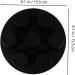 MAGICLULU Silicone Muffin Cake Cups 4 Pcs Silicone Cake Cup Liner Donut Silica Gel Silicone Muffin Cake Cup 15.5X15.5X4CMx2pcs Blackx2pcs - Buy Online on SooperMarket.com