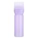 ANGGREK Hair Dyeing Bottle Brush Shampoo Hair Color Oil Comb Applicator Tool Root Comb Applicator Bottle Applicator Bottle with Comb Purple