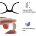 Quesuc Glasses Nose Pads 24 PCS Eyeglass Nose Pads On Soft Silicone Nosepads Nose Pads For Eyeglasses(1.5mm Transparent) - Buy Online on SooperMarket.com