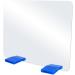 AFH-Webshop T-Spiegel Premium Mirror - Medium 49.5x38.5 cm | Blue Feet | Includes Carrying Bag - International Shipping Available - Buy Online on SooperMarket.com