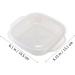 HOLIDYOYO Insulated Hot Lunch Box 2pcs Box Kitchen Rice Lunch Box Micro-Wave Oven Steamer Crisper Tray - Buy Online on SooperMarket.com