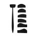 Zeaybsr Create Line Kit eyeshadow applicator 6 in 1 eyeshadow-fold-lines kit eyeshadow stamp folding tools kit silicone and eye fold line kit eye contour form template