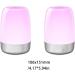Hi.FANCY Wake-Up Night Light Sunrise Touch Control 3-Ways Dimmable Bedside Lamp Ambient Nightstand Lights Sleep Aid Snooze Mode - Buy Online on SooperMarket.com