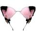 Cat Ears Bell Headband Folding Ear Powder Plus Black Gold Bell Bow Headband Fox Ear Accessories Cute Plush Headgear for Halloween Cosplay Costume Party Dress Girls - Buy Online on SooperMarket.com