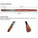 Alexnailart 4pcs Kolinsky Sable Acrylic Nail Brush Set - Red Wooden Handle, Manicure Design Pen for Acrylic Powder - Premium Quality - Buy Online on SooperMarket.com