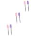 Fomiyes 6 STK Spatula Silicone Wax Spatula For applying waxed waxed wax spatula silicone spatula Practical tool Waxes Wachspatel Silicone wide wax stick